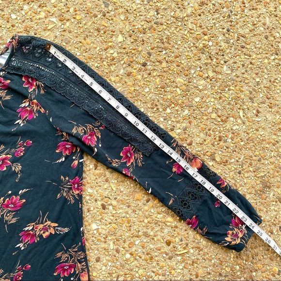 Daniel Rainn Floral Lace Blouse Size M - Picture 7 of 12